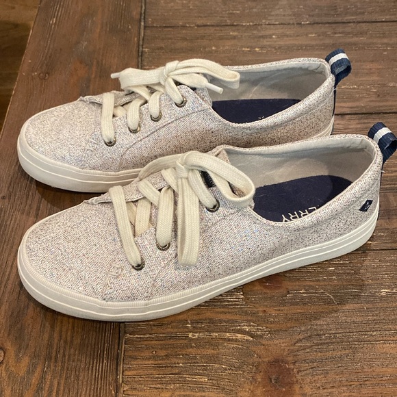 Womens Confetti Sparkle Sperry Sneakers Size 7.5 - Picture 2 of 8